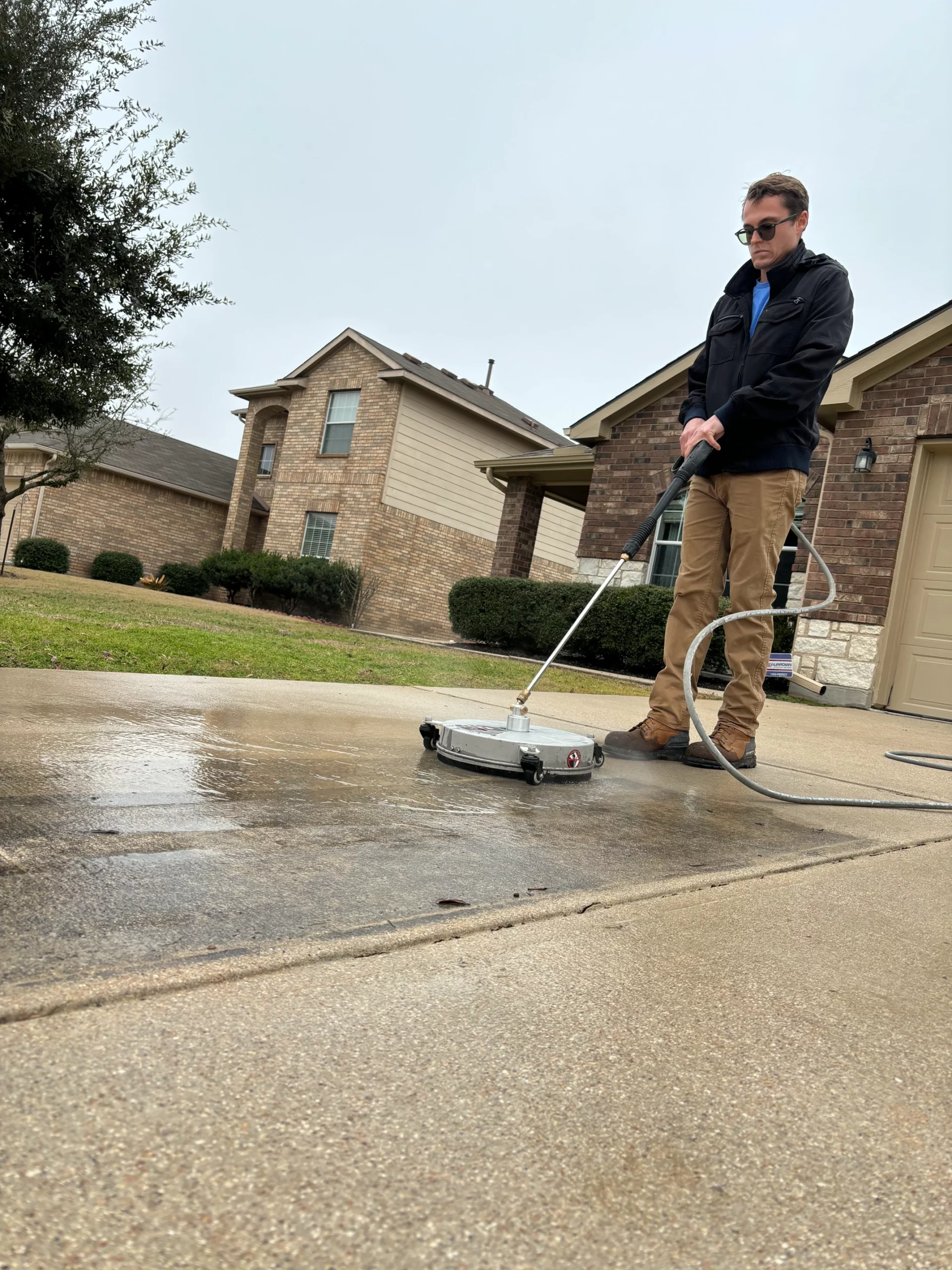 pressure washing