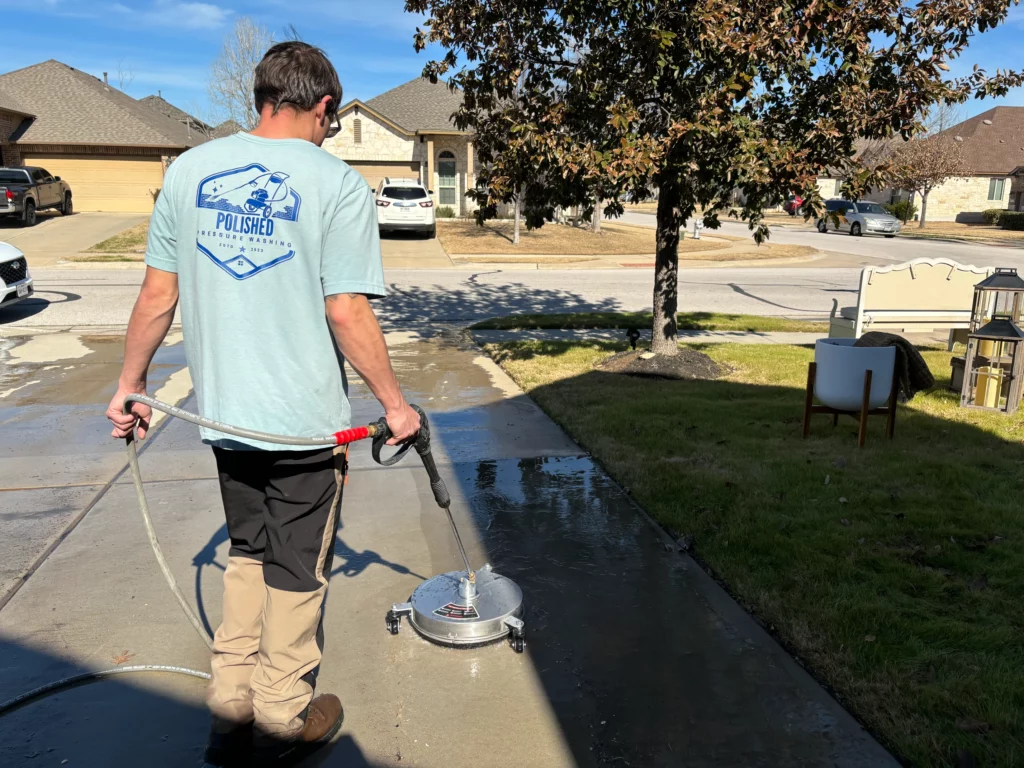 pressure washing