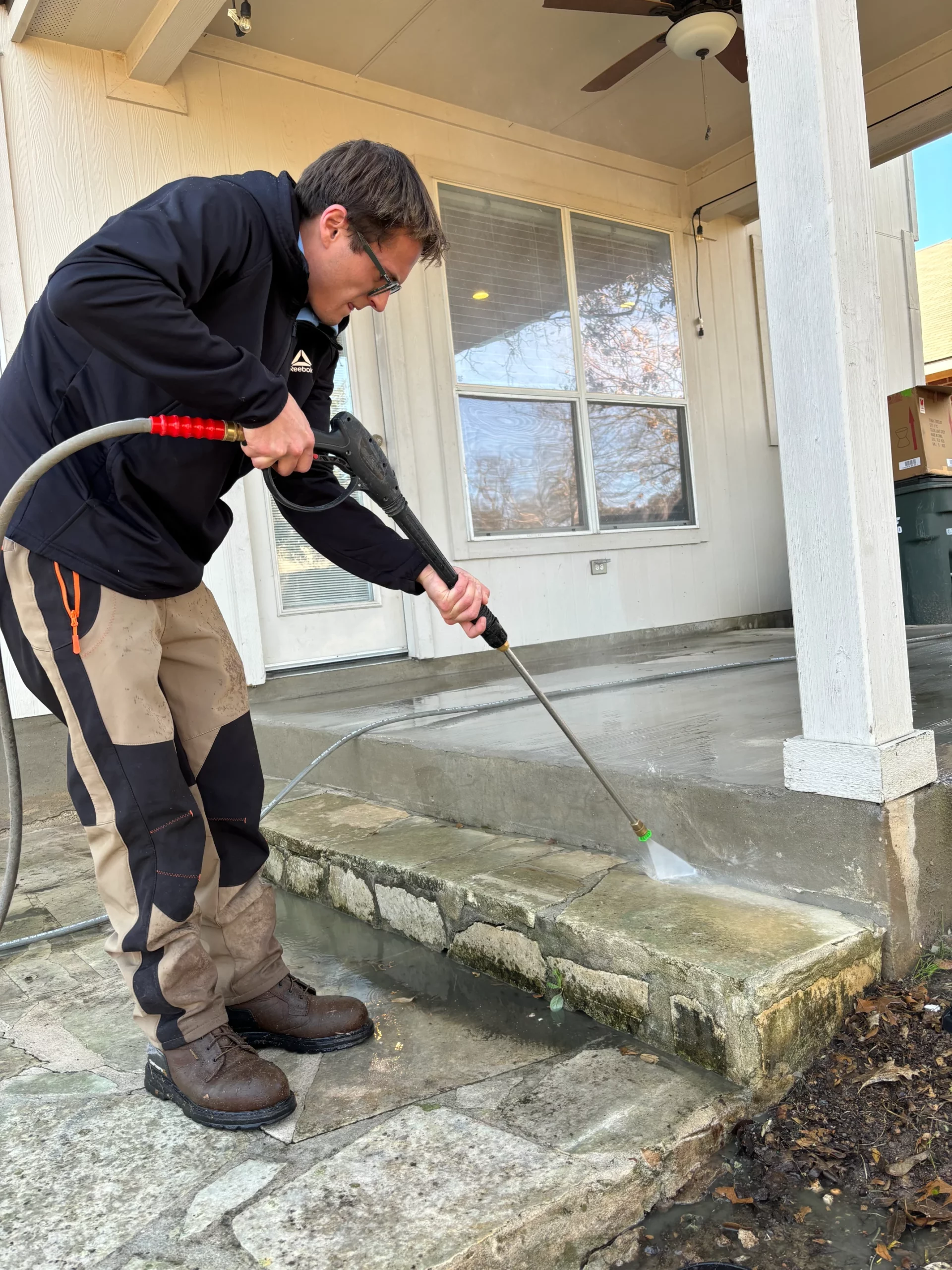 pressure washing