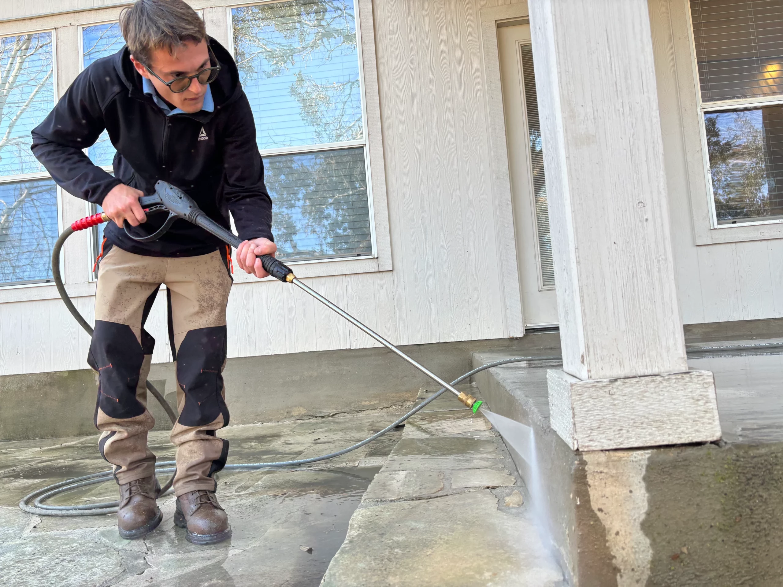 pressure washing